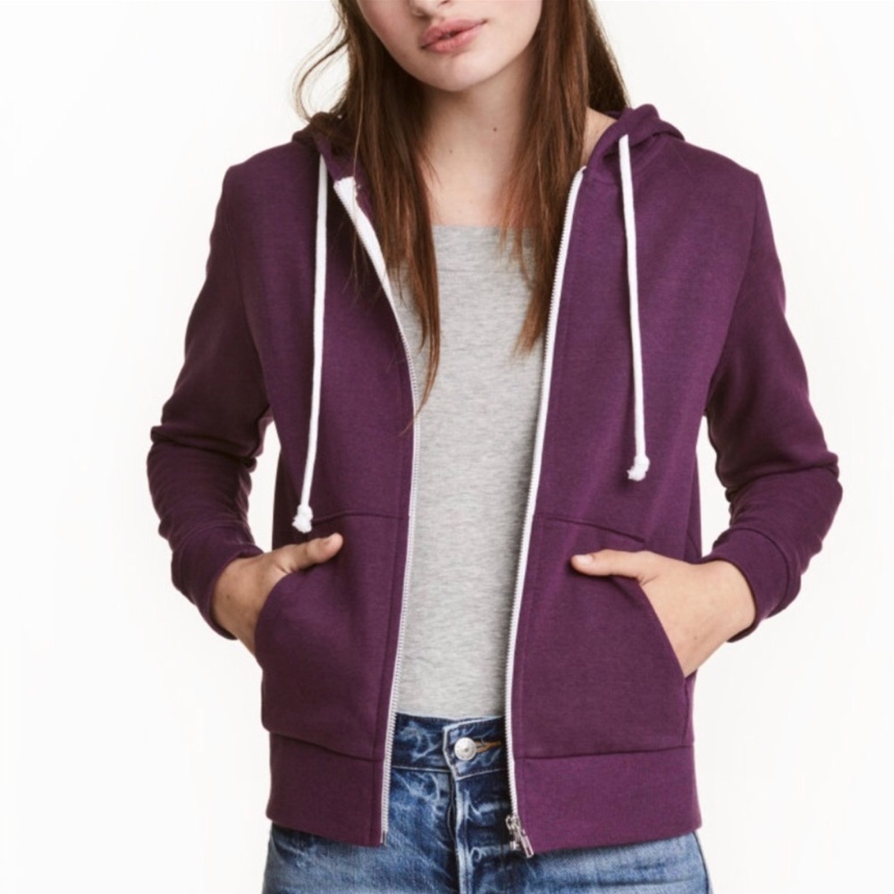 H&M • Hooded Sweatshirt Jacket